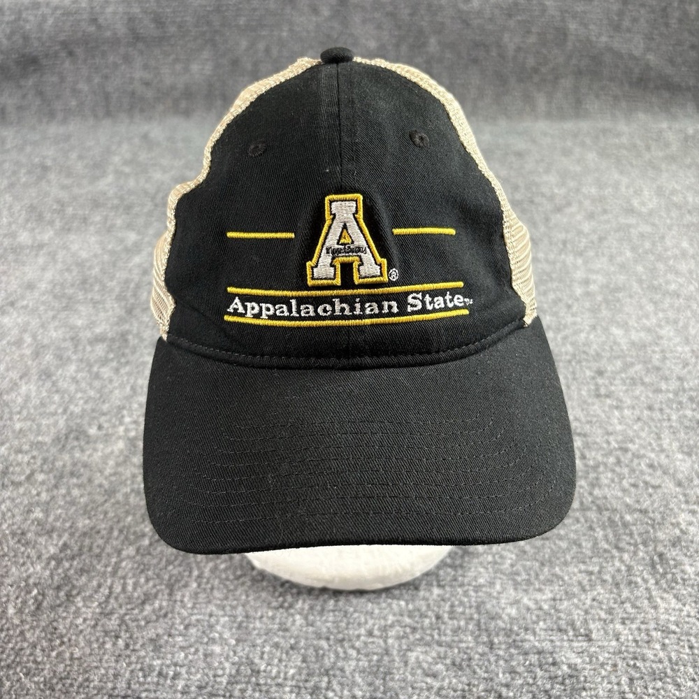 Appalachian State Hat Trucker Snapback Black Adjustable The Game College‎ Sports